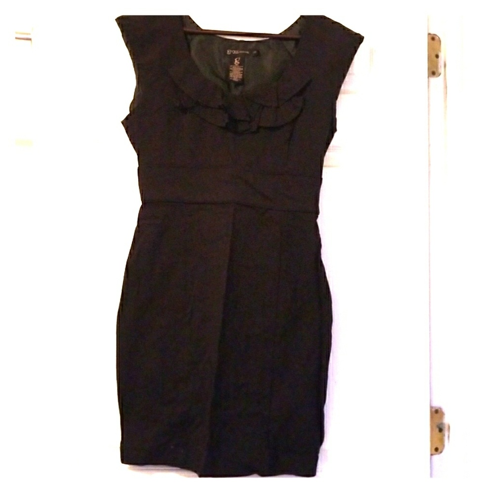 Black mini dress